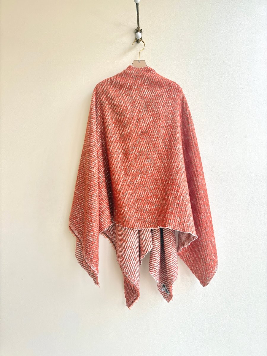 Orange & Cream Zero - Waste Reversible Cape - Made X Hudson