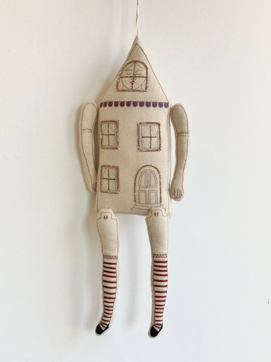 Embroidered Cotton Hanging Dolls - Made X Hudson