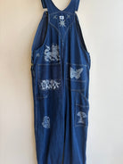 Farmer Overalls Mix Motif | Block Printed (Reworked) - Made X Hudson