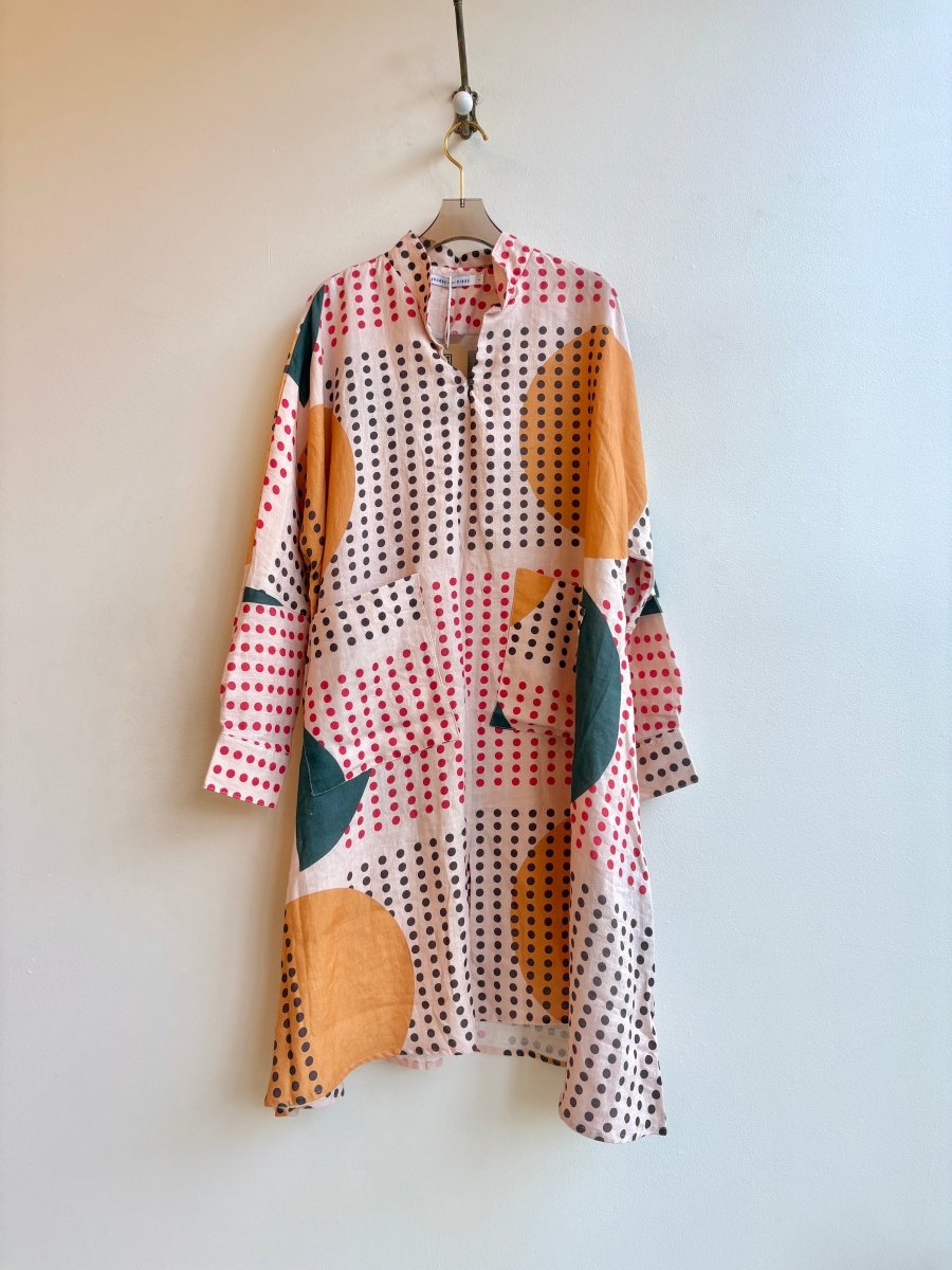 Margrethe Dress in Dotted Sunrise Print - Made X Hudson