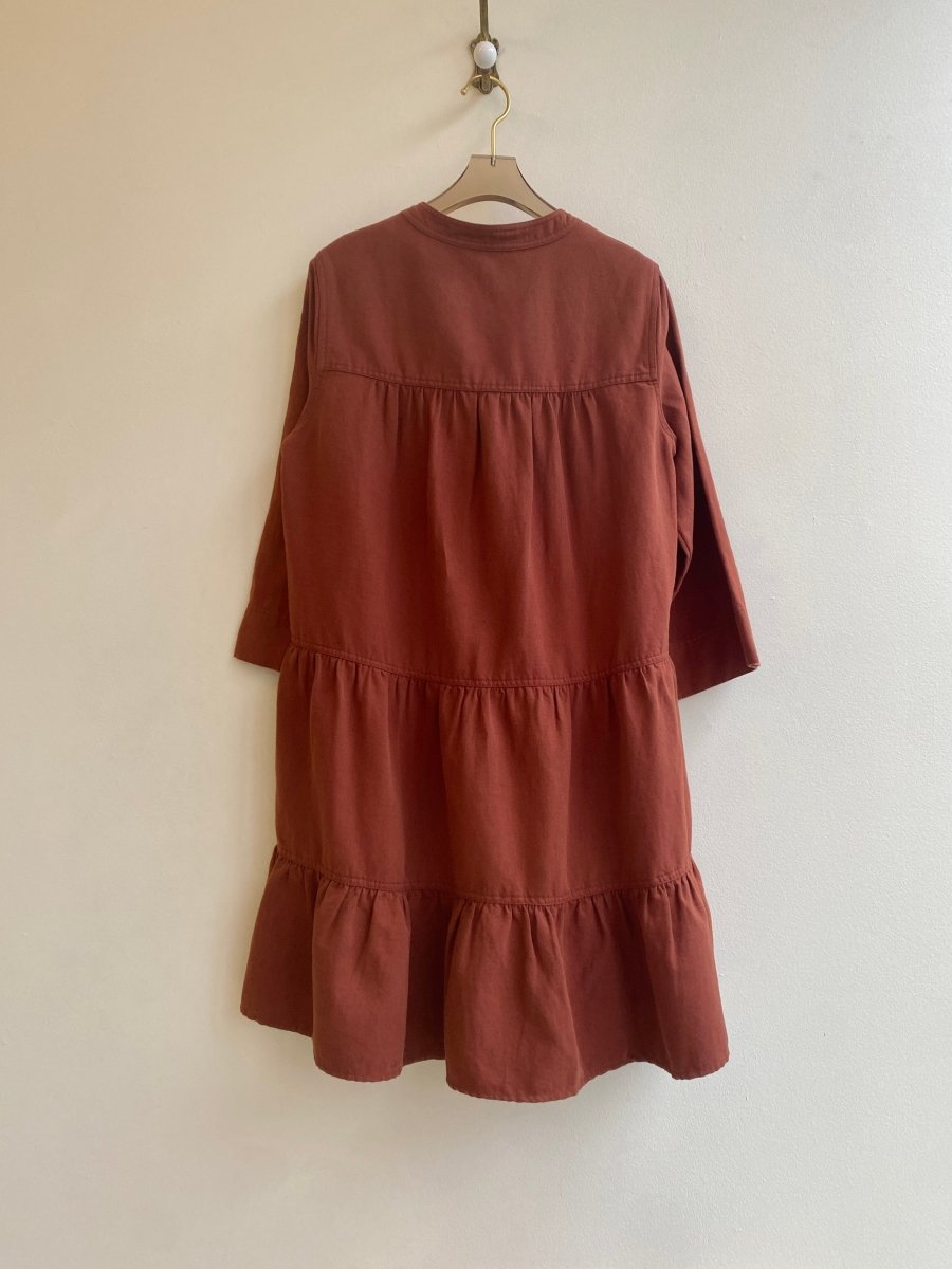 Apiece Apart | Orange Two - Tiered Dress (Vintage) - Made X Hudson
