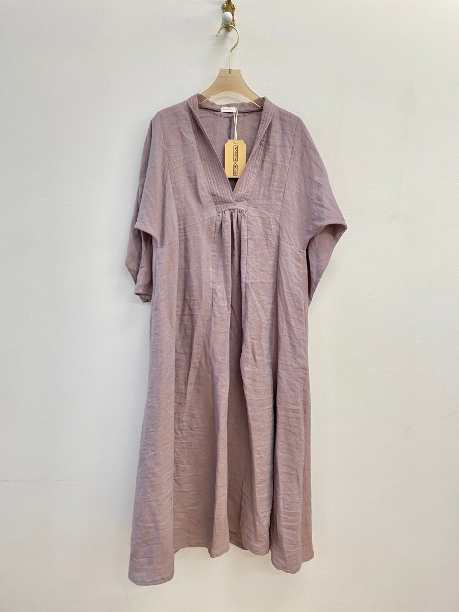Mauve Zero Waste Caftan Dress - Made X Hudson