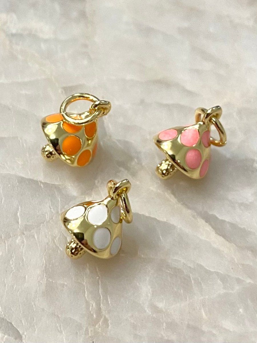 Baby Mushroom Charms (Enamel) - Made X Hudson