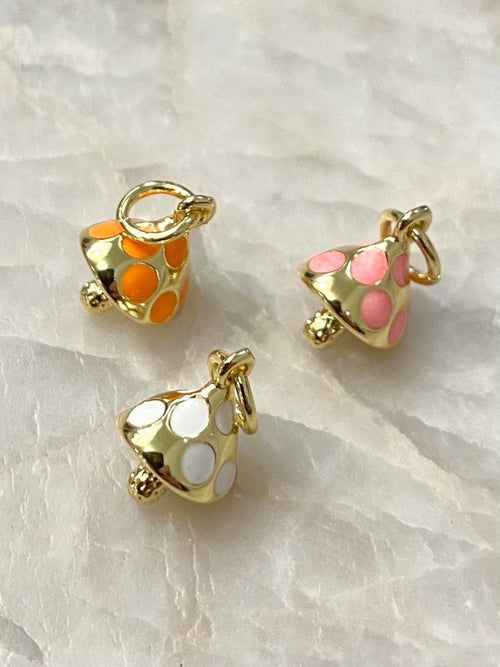 Baby Mushroom Charms (Enamel) - Made X Hudson