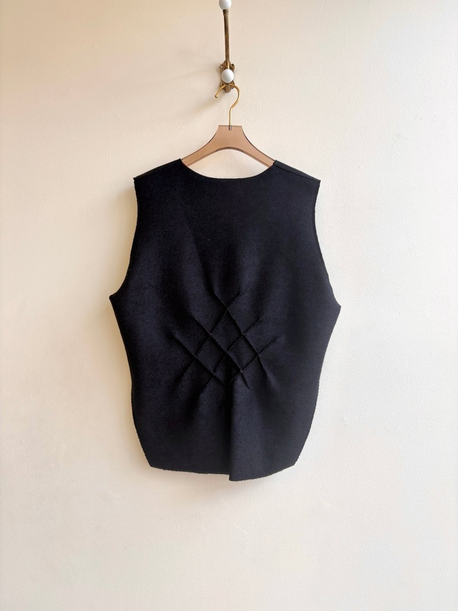 Adjustable Wool & Viscose Vest 2T - Made X Hudson