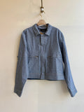 Fisherstripe Herringbone Crop Jacket - Made X Hudson