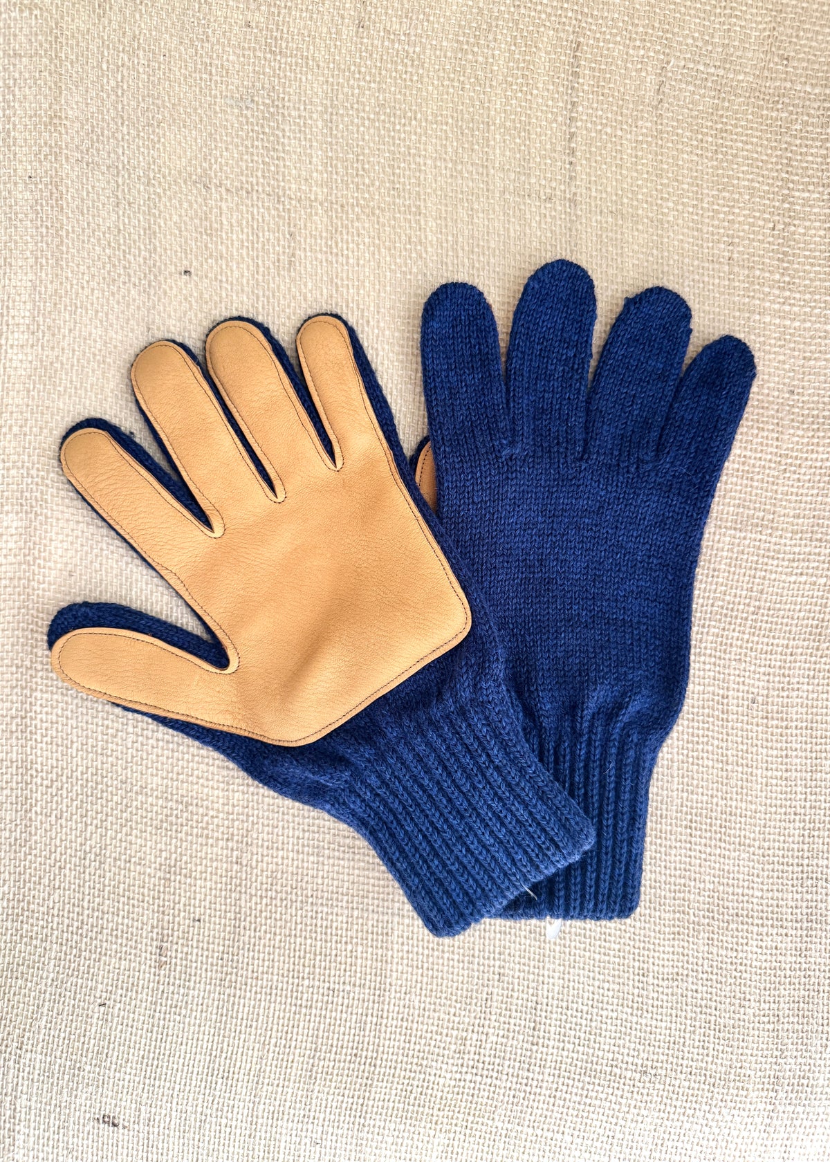 Wool Gloves w/ Leather Palms | Men’s One Size (Multiple Colors)