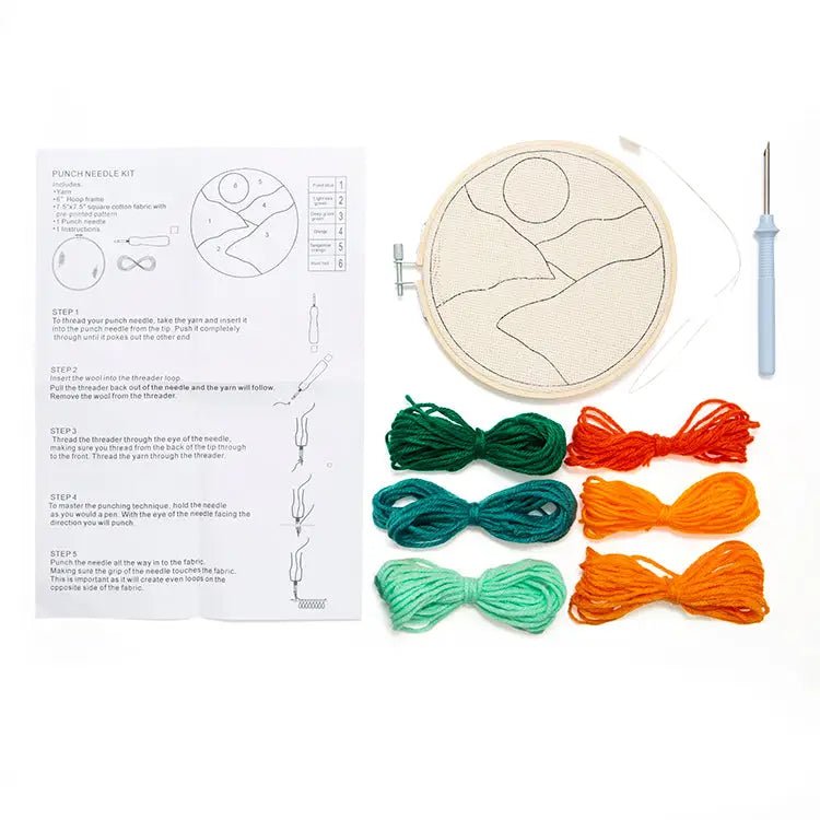 Punch Needle Kit (Multiple Themes) - Made X Hudson