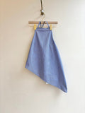 The Halter Tank | oMini Dark Blue Plaid (Reworked) - Made X Hudson