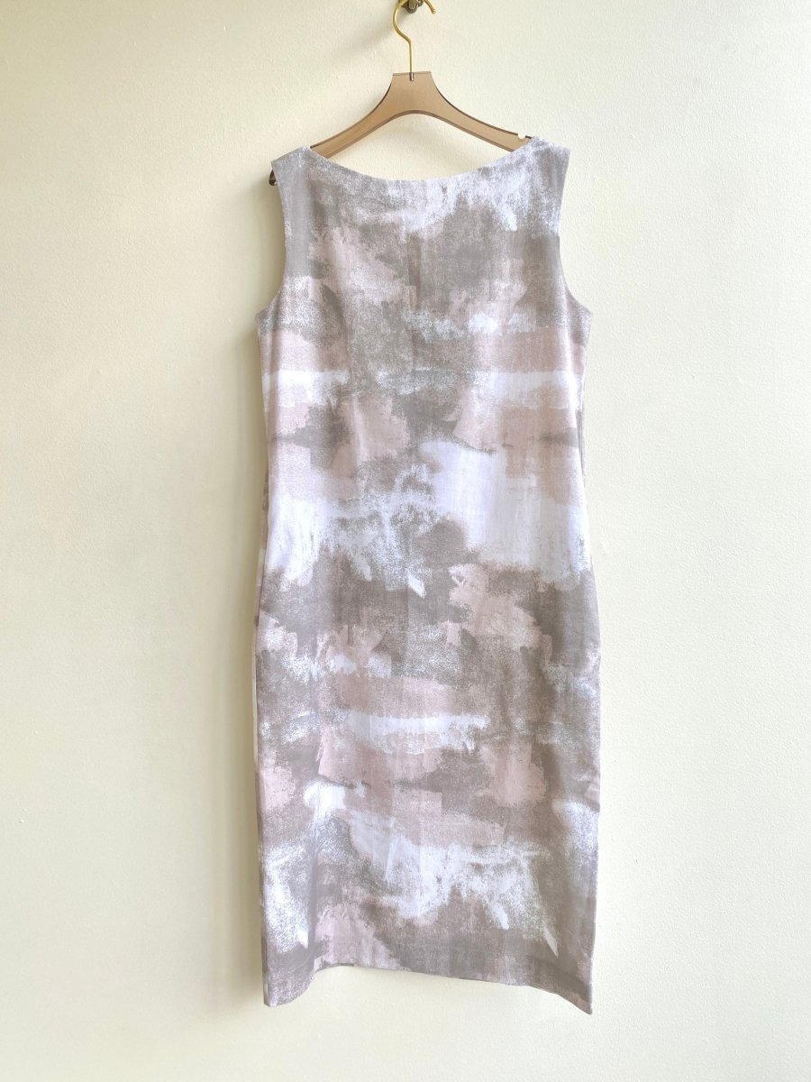 Gradient Grey Keyhole Back Dress - Made X Hudson