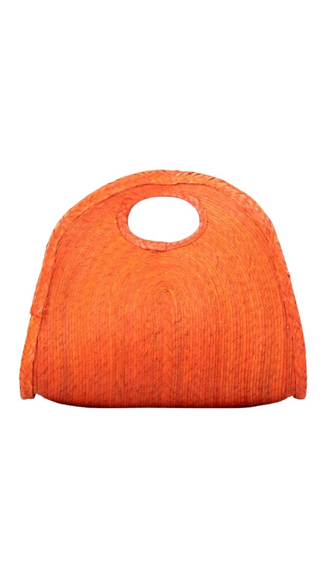 Capri Woven Tote Bag (Orange) - Made X Hudson