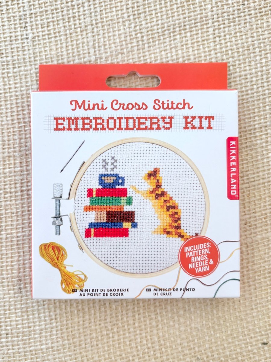 Mini Cross Stitch Embroidery Kit (Multiple Themes) - Made X Hudson