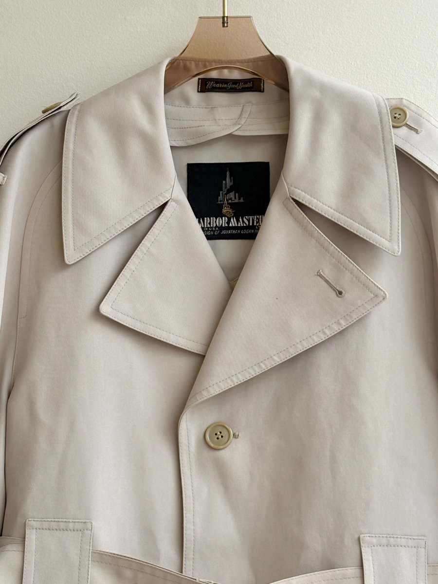 Harbor Master | Khaki Trade Trench Coat (Vintage) – Made X Hudson