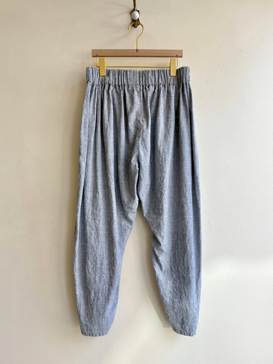Chambray Blue Hemp/Cotton Studio Pant - Made X Hudson