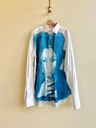 Cher Blue Sun Cyanotype Button - Up Shirt (Reworked) - Made X Hudson