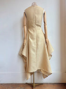 Zero-Waste Dress in Wheat Gauze Cotton - Made X Hudson