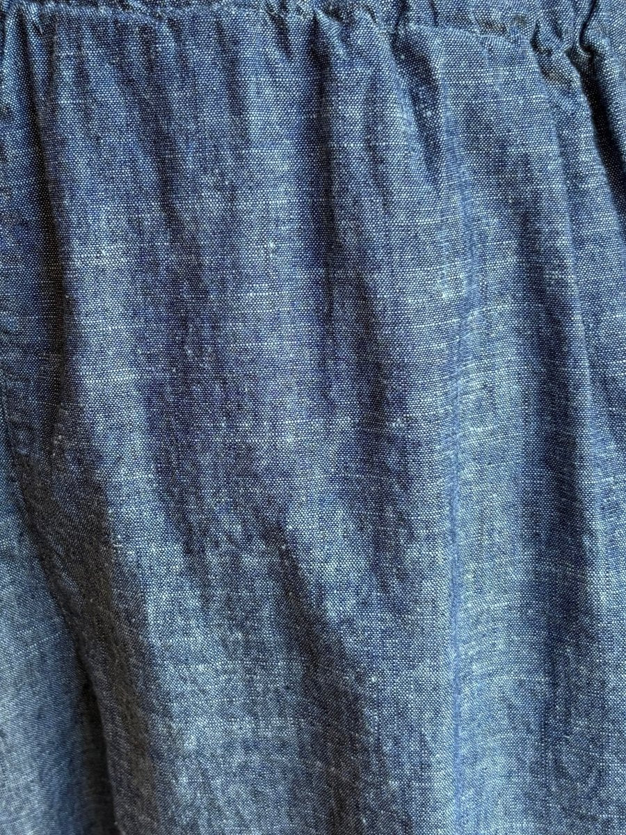 Dark Chambray Blue Hemp - Cotton Studio Pant - Made X Hudson
