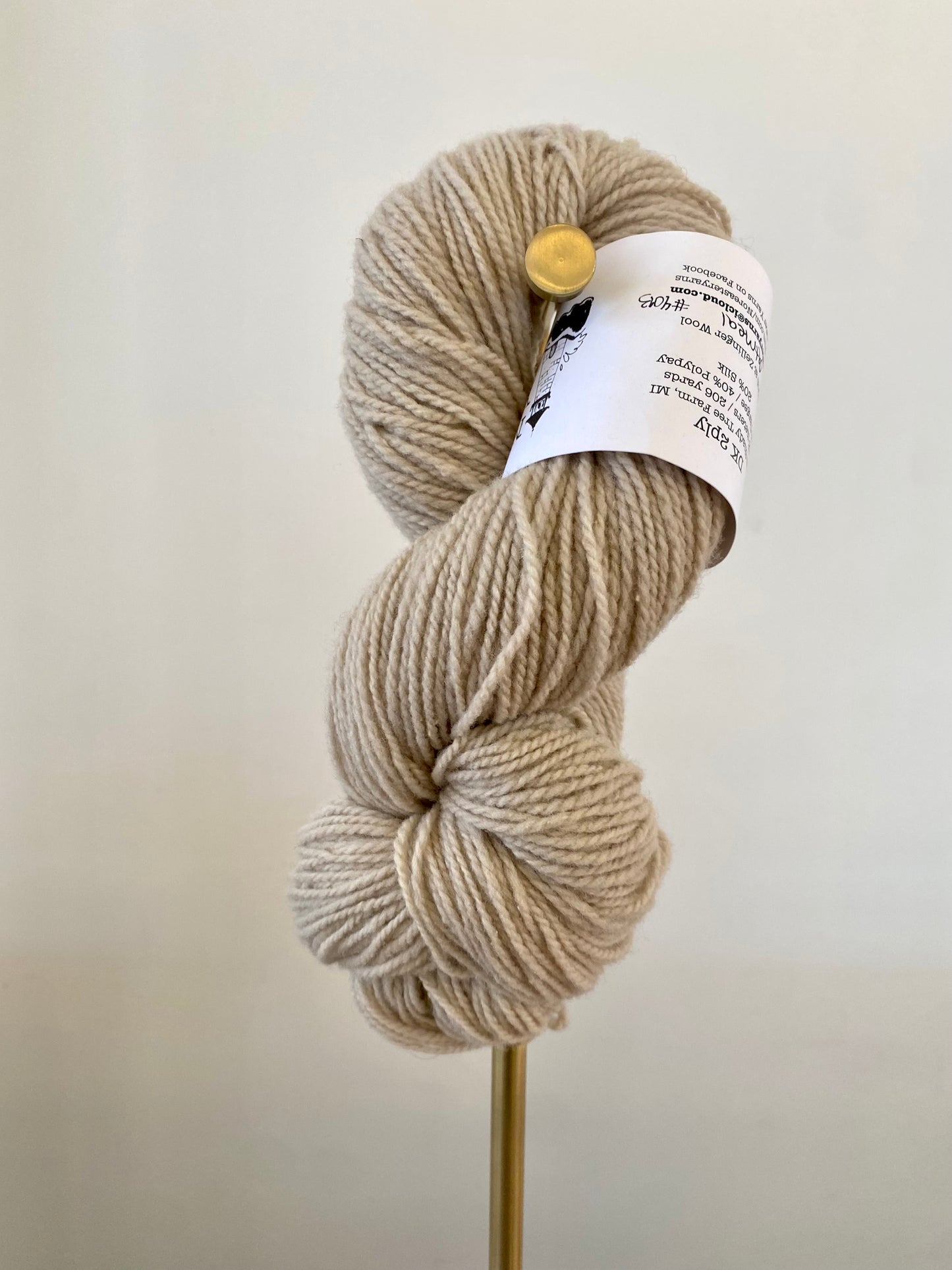 DK 2Ply Yarn (Oatmeal)