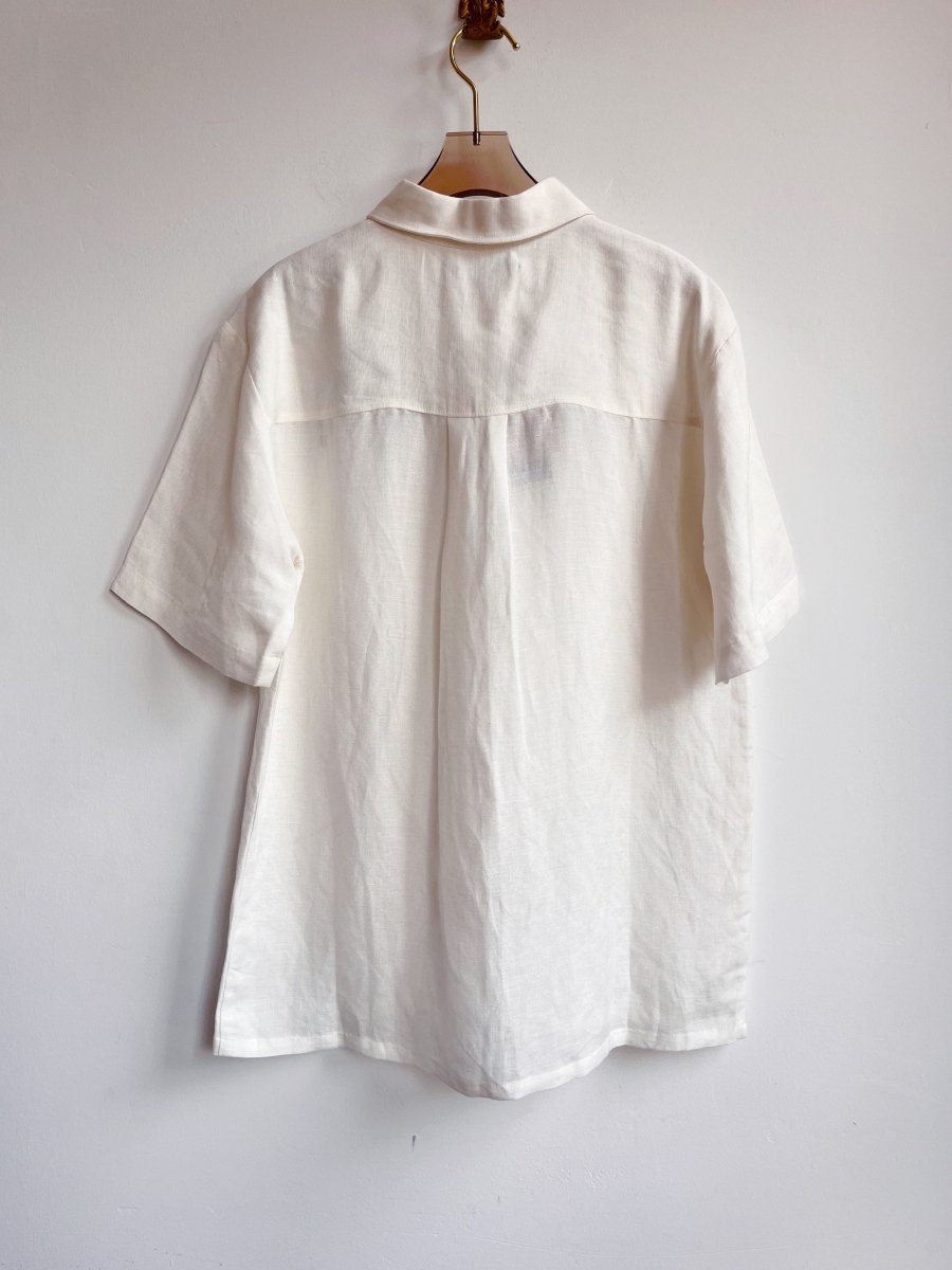 Hand Embroidered Green Pony Button Down Shirt - Made X Hudson