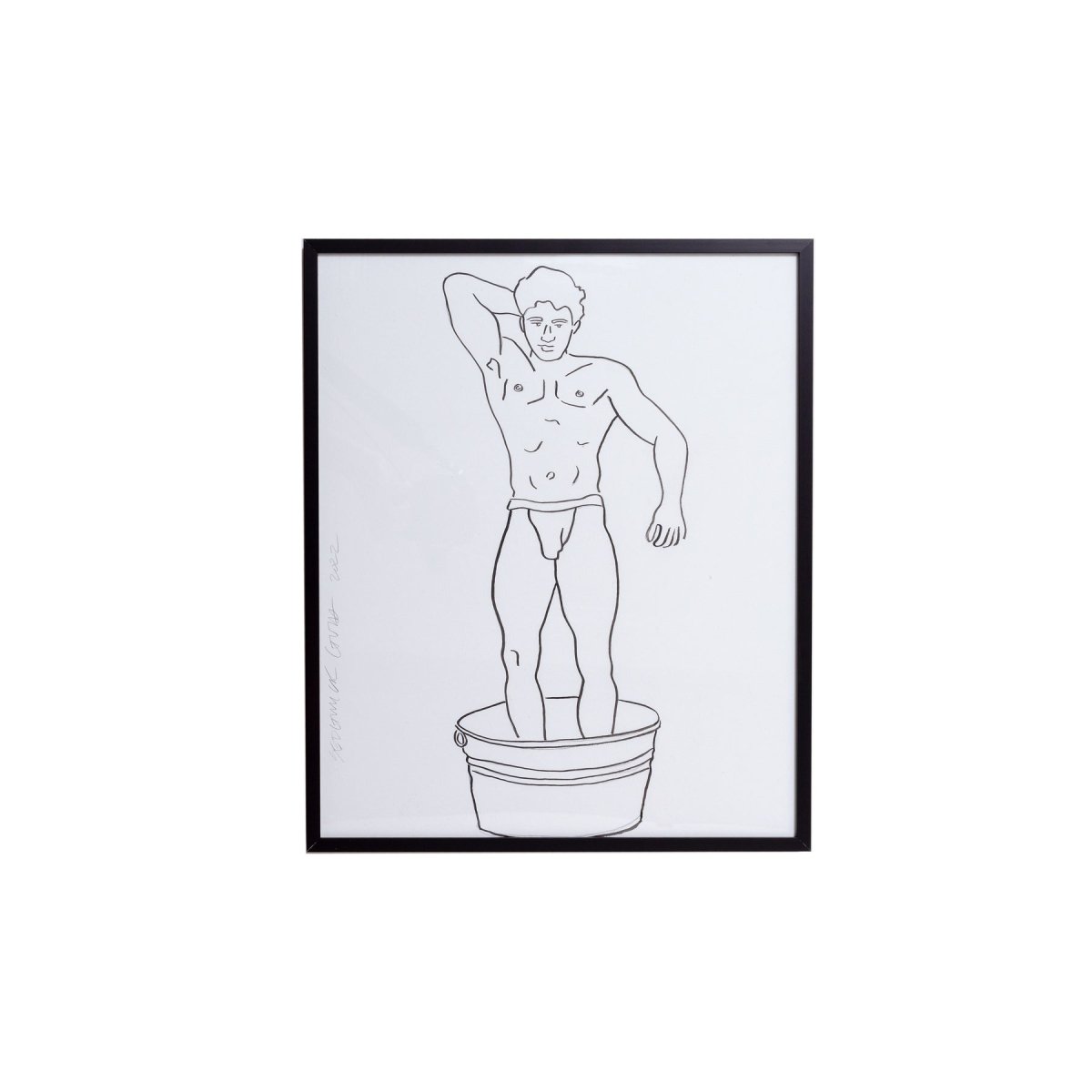 Tall John gives himself a country bath - Made X Hudson