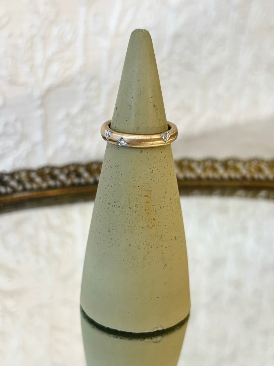 Inlet 14K Gold Ring w/ .12CT Diamond - Made X Hudson