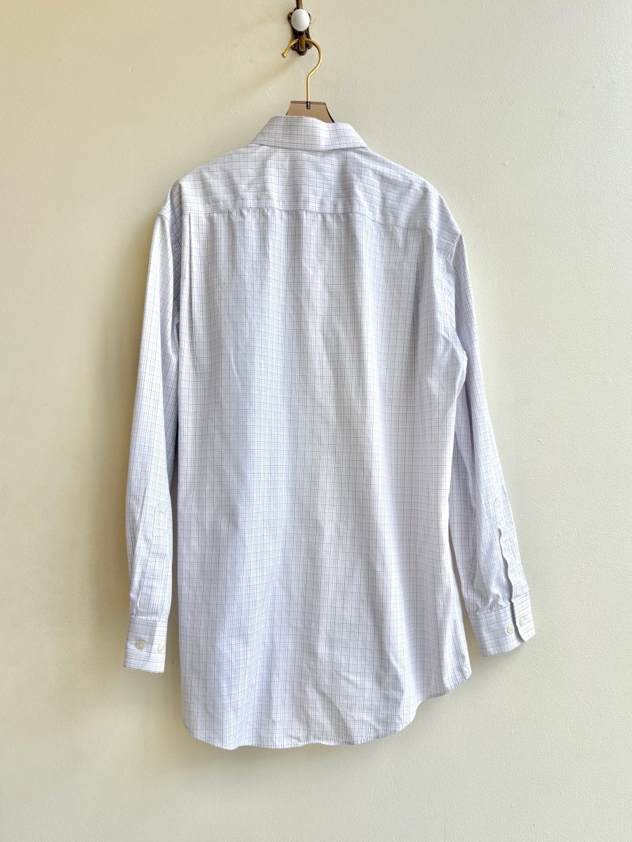 “Hollis” White Plaid Artichoke Pocket Print (Reworked) - Made X Hudson