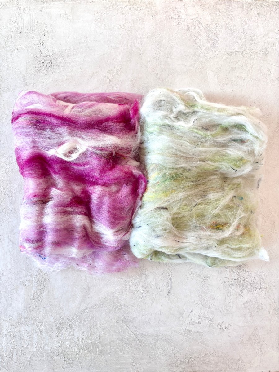 Cece’s Wool | Wool & Silk Blend | Roving (Multiple Colors) - Made X Hudson