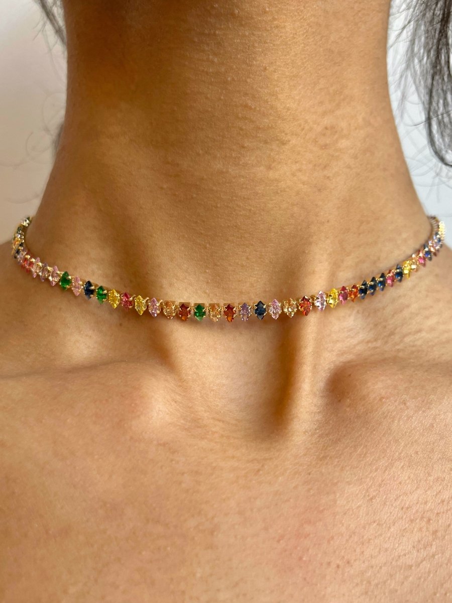 Cubic Zirconia (CZ) Tennis Necklace (Multiple Styles) - Made X Hudson