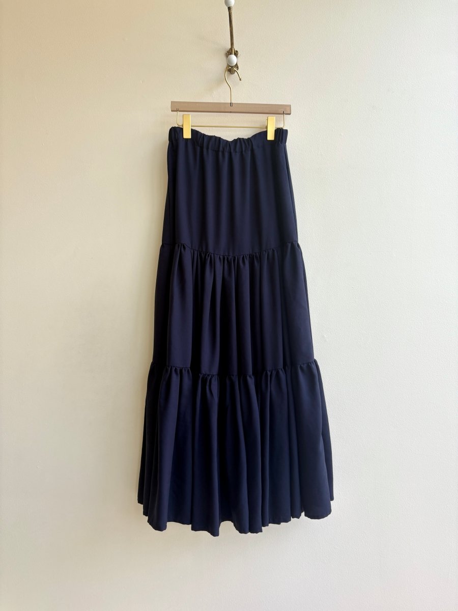 Navy Maxi Skirt - Made X Hudson
