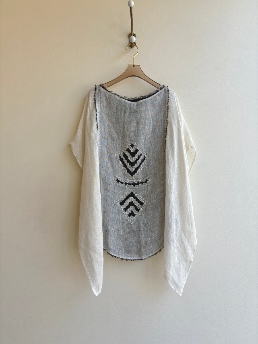 Hand Embroidered Tree of Life Vestment Top - Made X Hudson