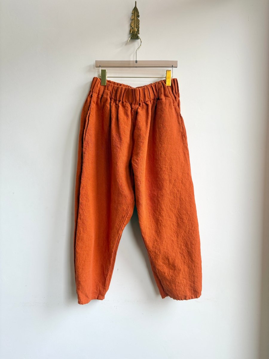 Pumpkin Linen Studio Pant - Made X Hudson