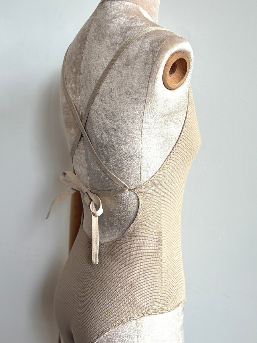 Beige Capri One Piece Swimsuit - Made X Hudson