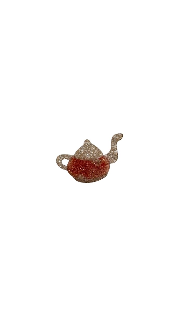 Lea Stein Teapot Brooch (Vintage) - Made X Hudson