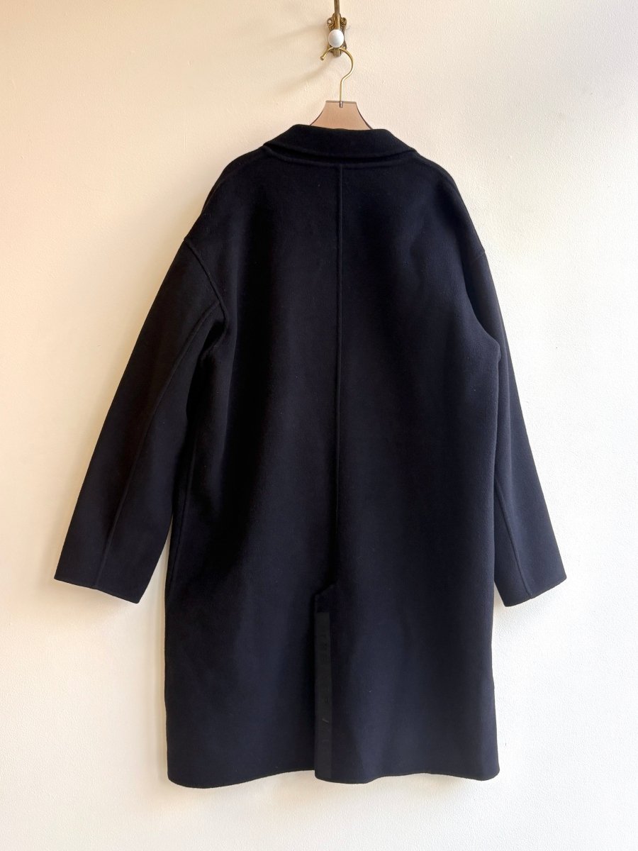 Arrivals | Black Wool Pea Coat (Vintage) - Made X Hudson