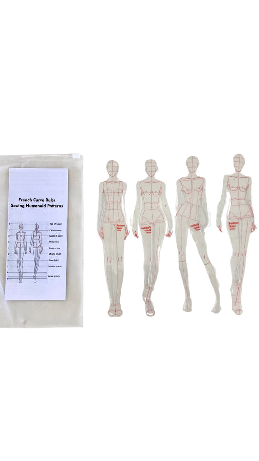 Fashion Croquis (Set of 4) Humanoid Patterns