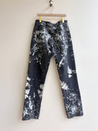 "Pepper" Jeans Distressed Speckled Black and Grey Denim (Reworked) - Made X Hudson