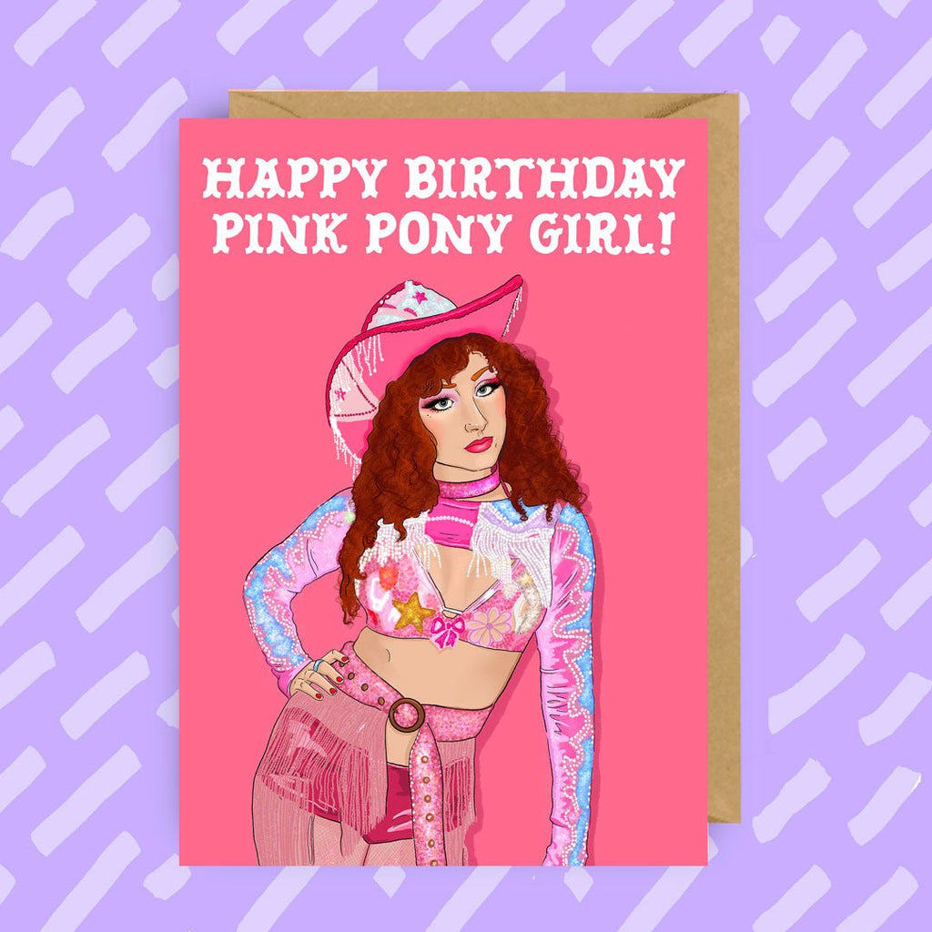 Greeting Card | “Happy Birthday Pink Pony Girl!” - Made X Hudson