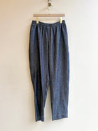 Dark Denim Joggers With Gold Stitching - Made X Hudson