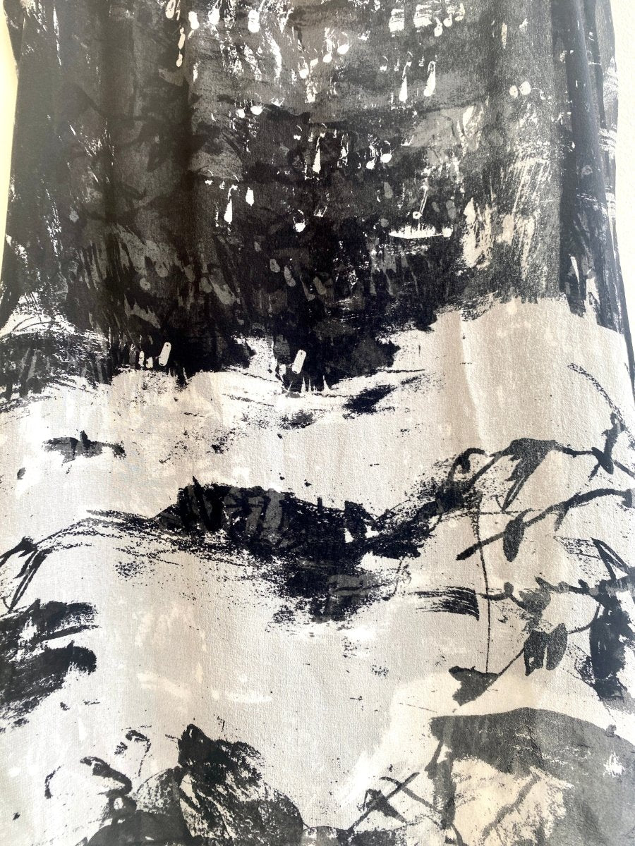 Eileen Fisher | Black & White Abstract Tank Top (Vintage) - Made X Hudson
