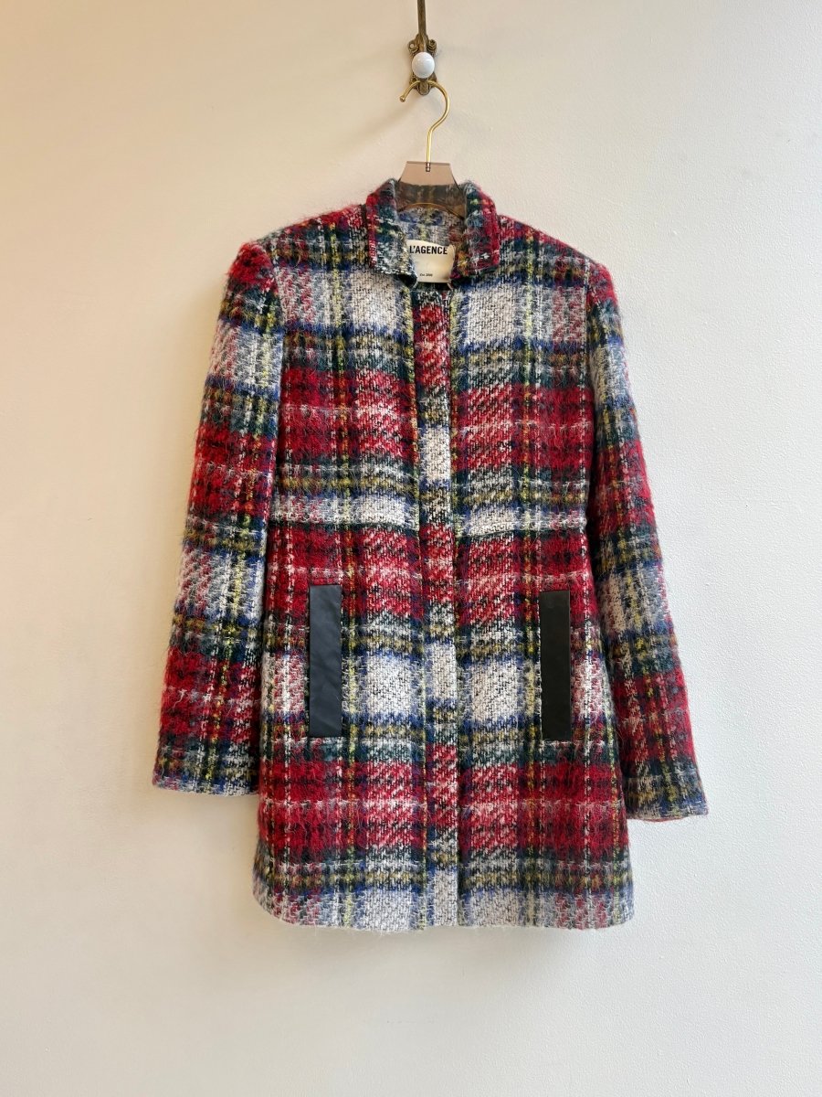 L'Agence | Plaid Wool Blend Jacket (Vintage) – Made X Hudson