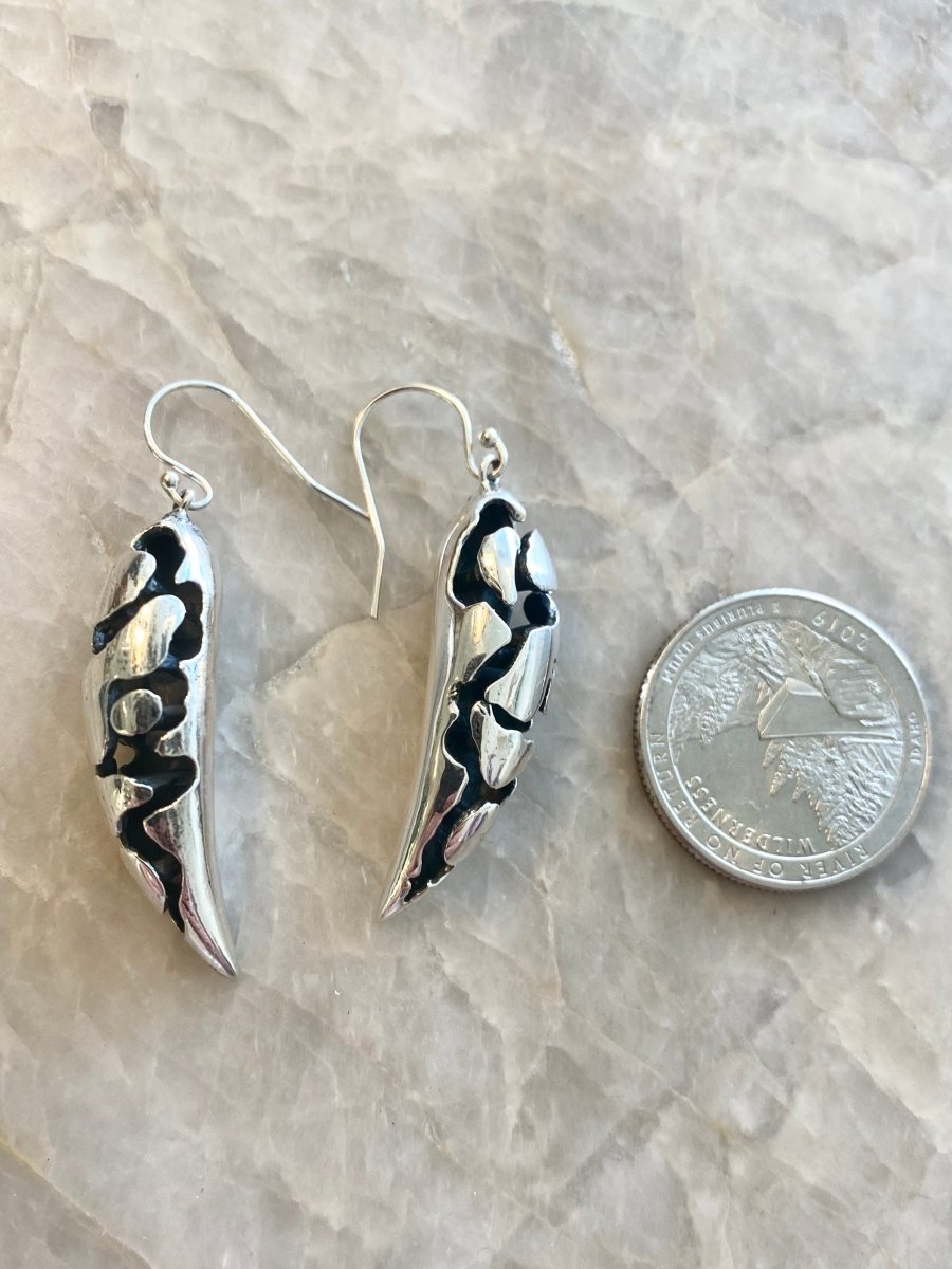 Archipelago Sterling Silver Earrings Pepper Shaped - Made X Hudson