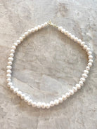 Standard Baroque Pearl Necklace Choker with Toggle Clasp - Made X Hudson