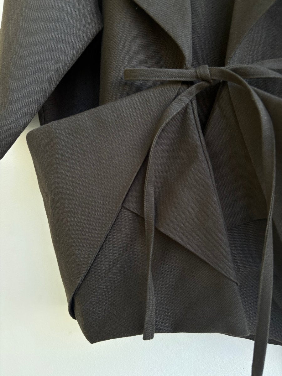 Moss Hemp - Cotton Canvas Chore Jacket - Made X Hudson