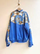 Olympic Exposure | Ultra Marine and Gold Chain Bomber Jacket (Vintage) - Made X Hudson