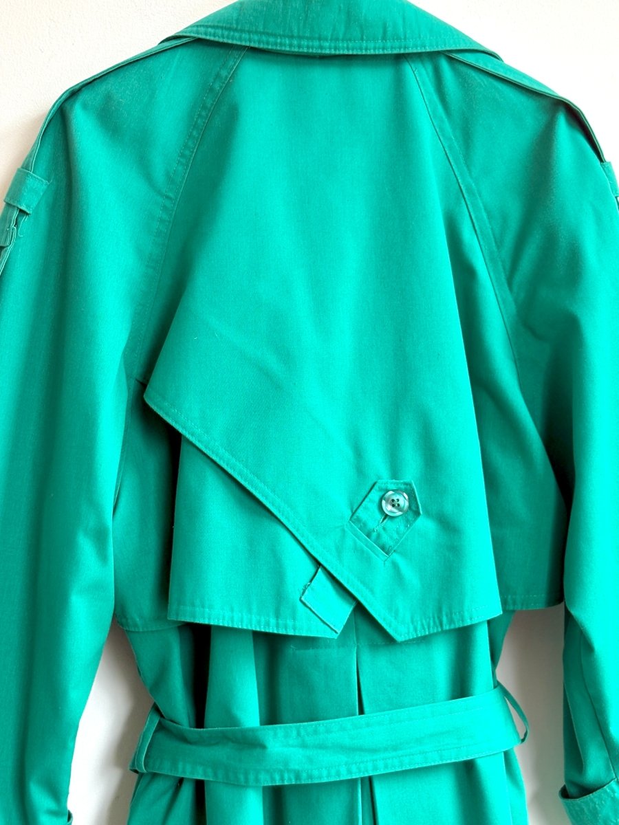 Teal Trench Coat (Vintage) - Made X Hudson