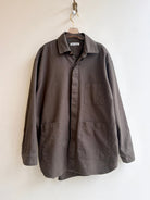 Utility Shirt Button Up in Moss Hemp - Cotton w/ Patch Pockets - Made X Hudson