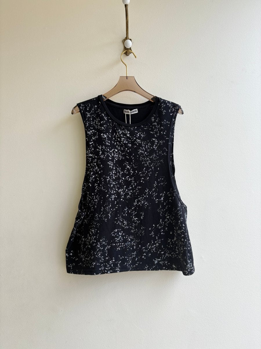 Cropped Composition Notebook Sleeveless Tee (Reworked) - Made X Hudson