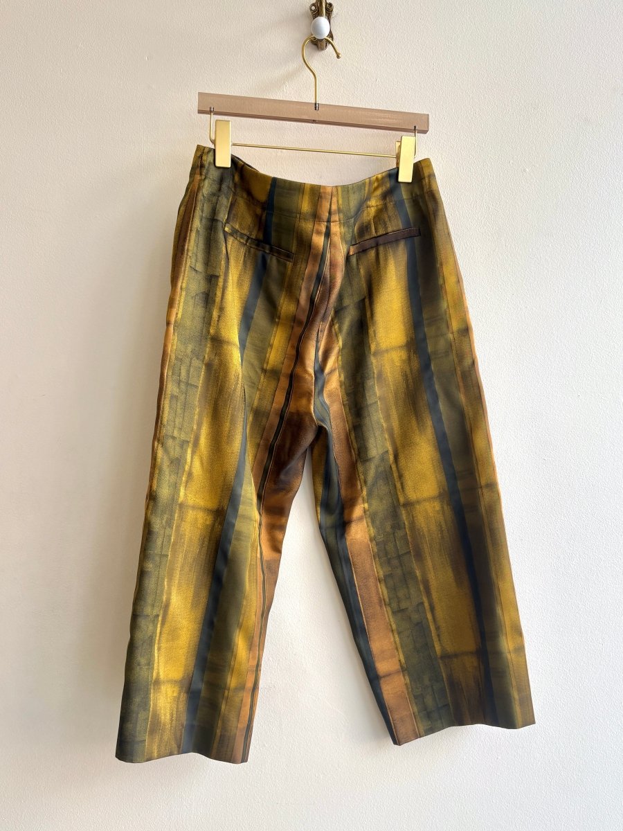 Kenzo Paris | Metallic Plaid Trousers (Vintage) - Made X Hudson