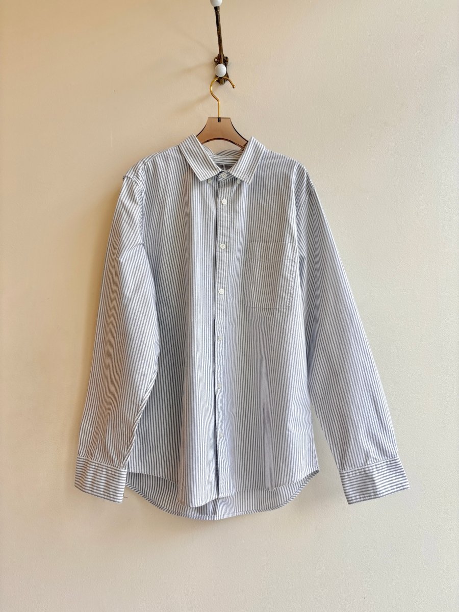 Everlane | Grey Stripe Button Down (Vintage) - Made X Hudson