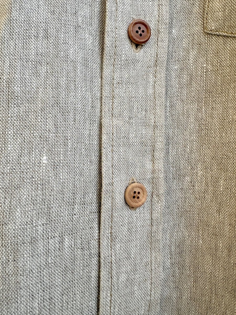 Everyday Button Down Linen Over Shirt - Made X Hudson